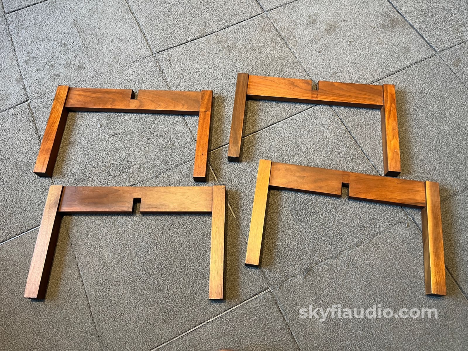 Acoustic Research Solid Walnut Stands for AR-3, AR-3a, AR-5, and Several Others - Image 12