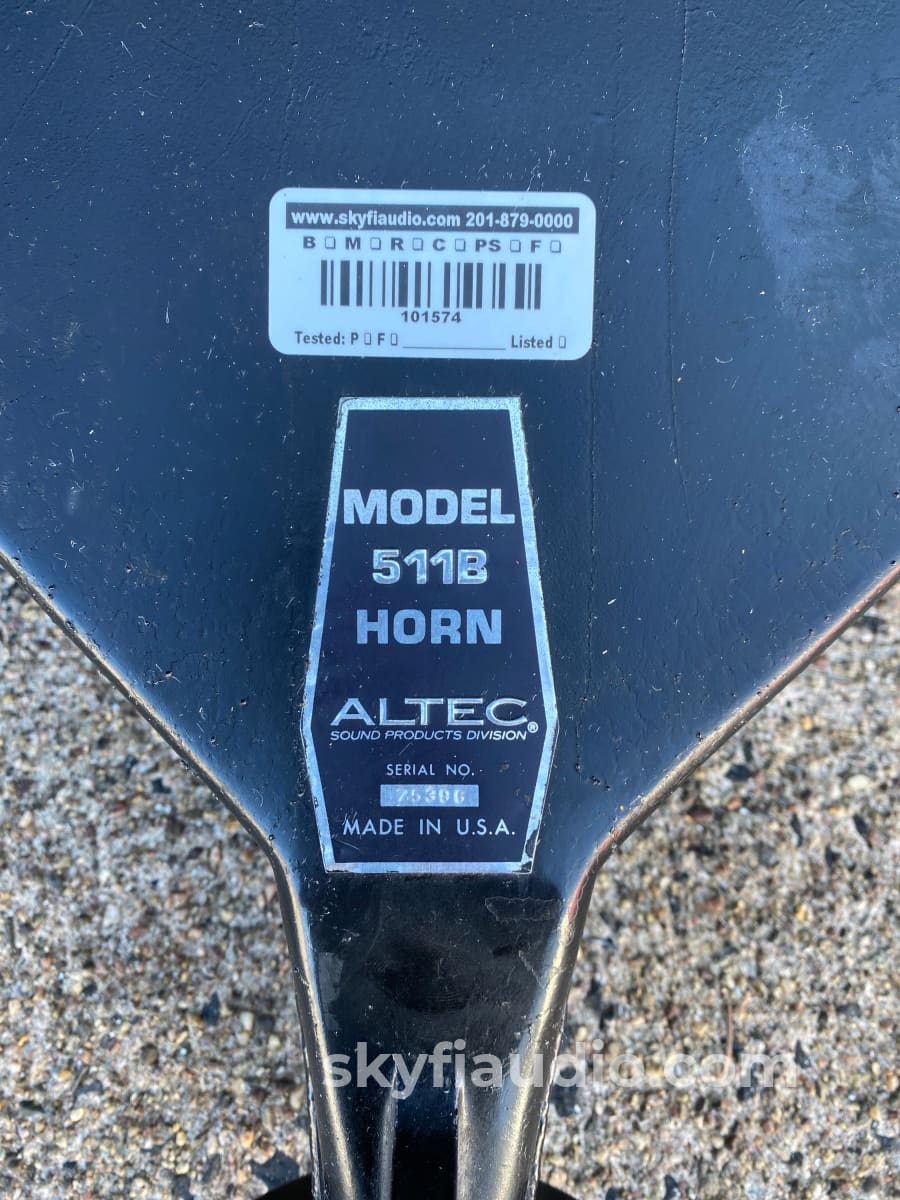 Altec Lansing - Rare Set of 511B "Sectoral" Horns - Image 10