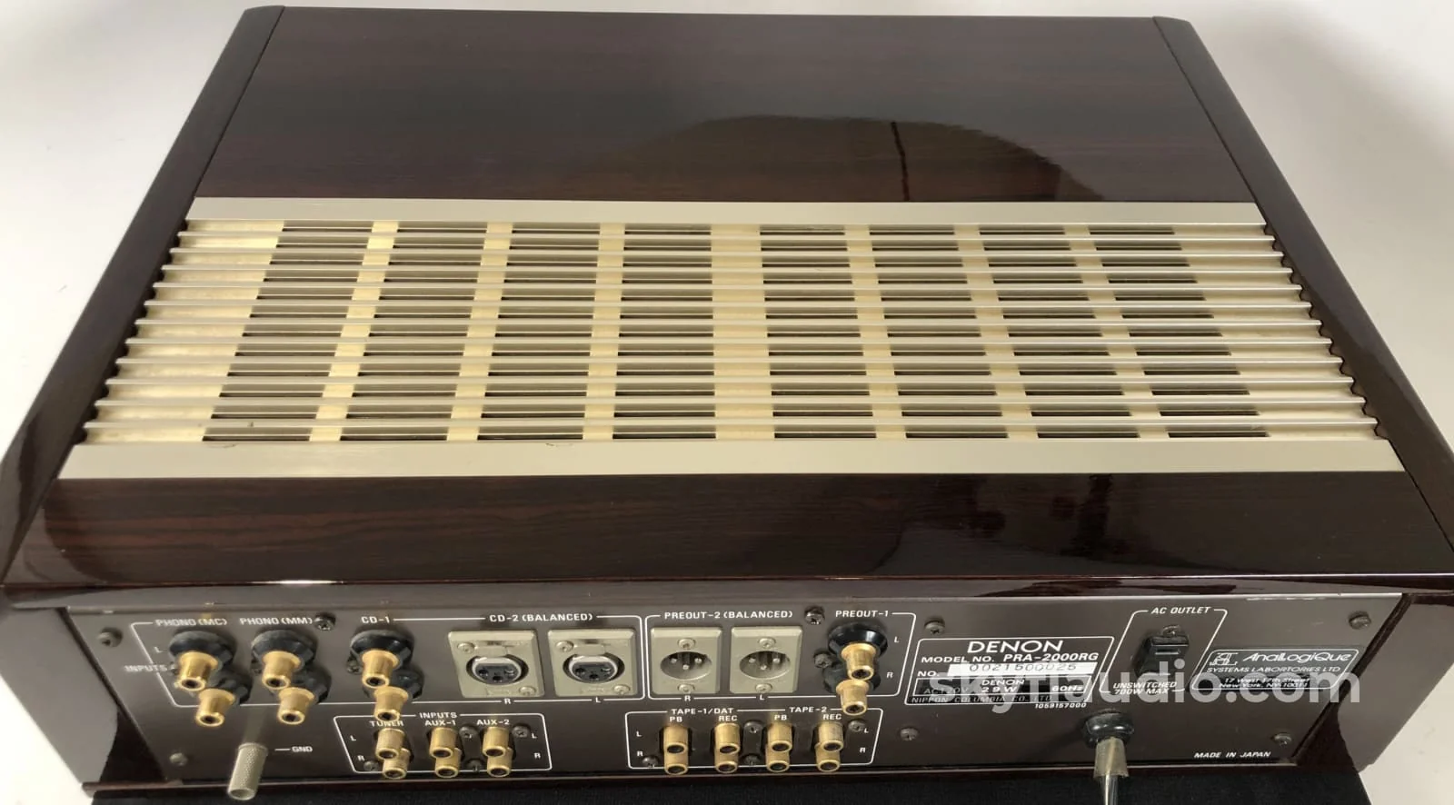Denon PRA-2000RG - Reference Gold Limited Edition Preamp with Phono - RARE - Image 11