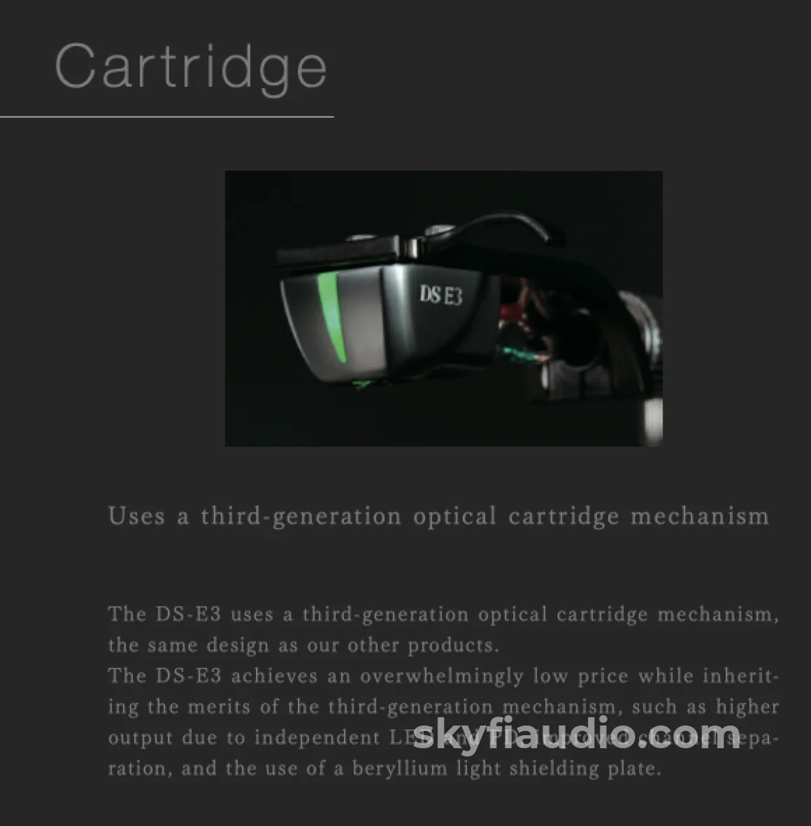 DS Audio DS-E3 Optical Phono Cartridge System - Image 13
