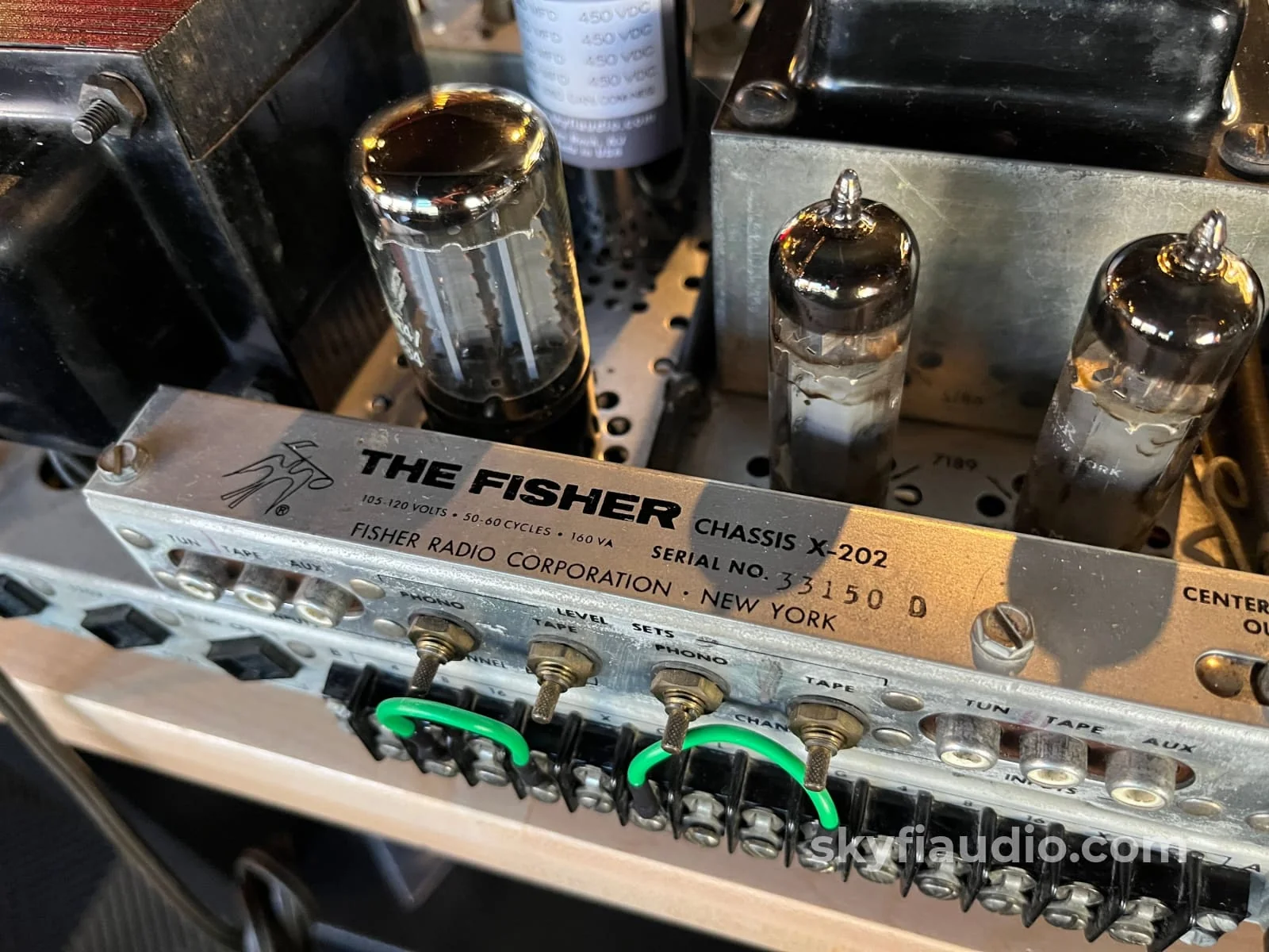 Fisher X-202 Stereo Master Control Integrated Amplifier with Premium Vintage Tubes - Serviced - Image 13
