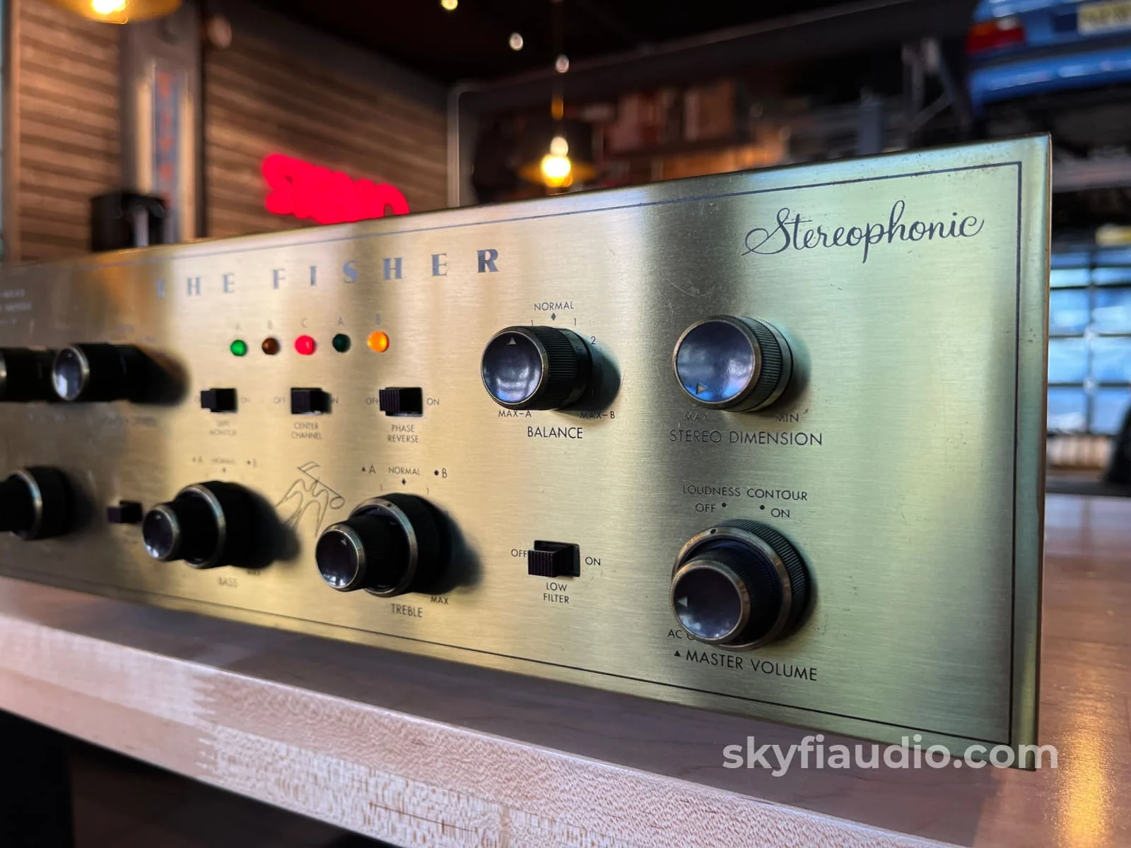 Fisher X-202 Stereo Master Control Integrated Amplifier with Premium Vintage Tubes - Serviced - Image 3