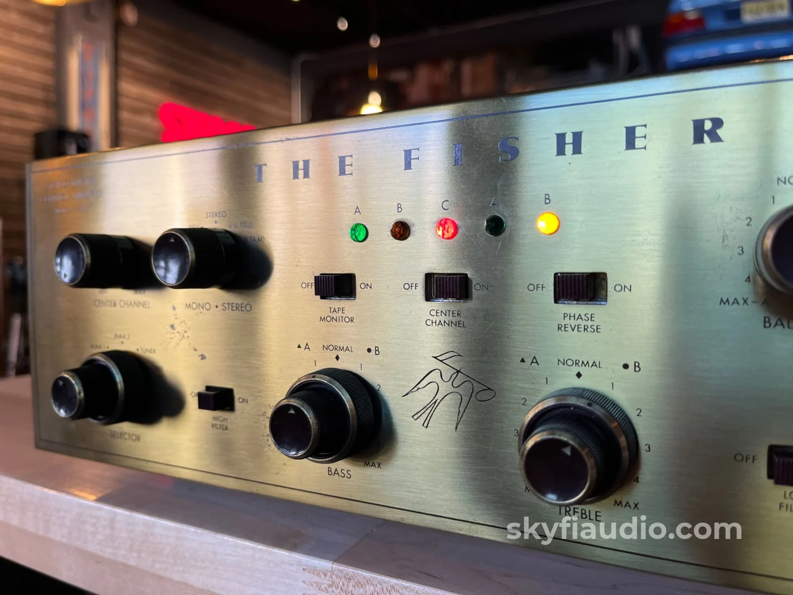 Fisher X-202 Stereo Master Control Integrated Amplifier with Premium Vintage Tubes - Serviced - Image 4