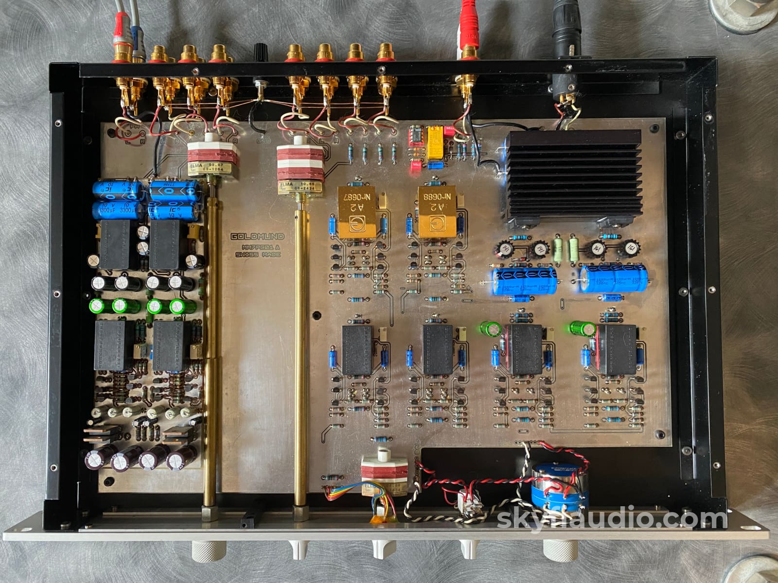 Goldmund Memesis 7 Preamp w/ MC Phono and Penny & Giles Volume Control - SkyFi Restored - Image 5