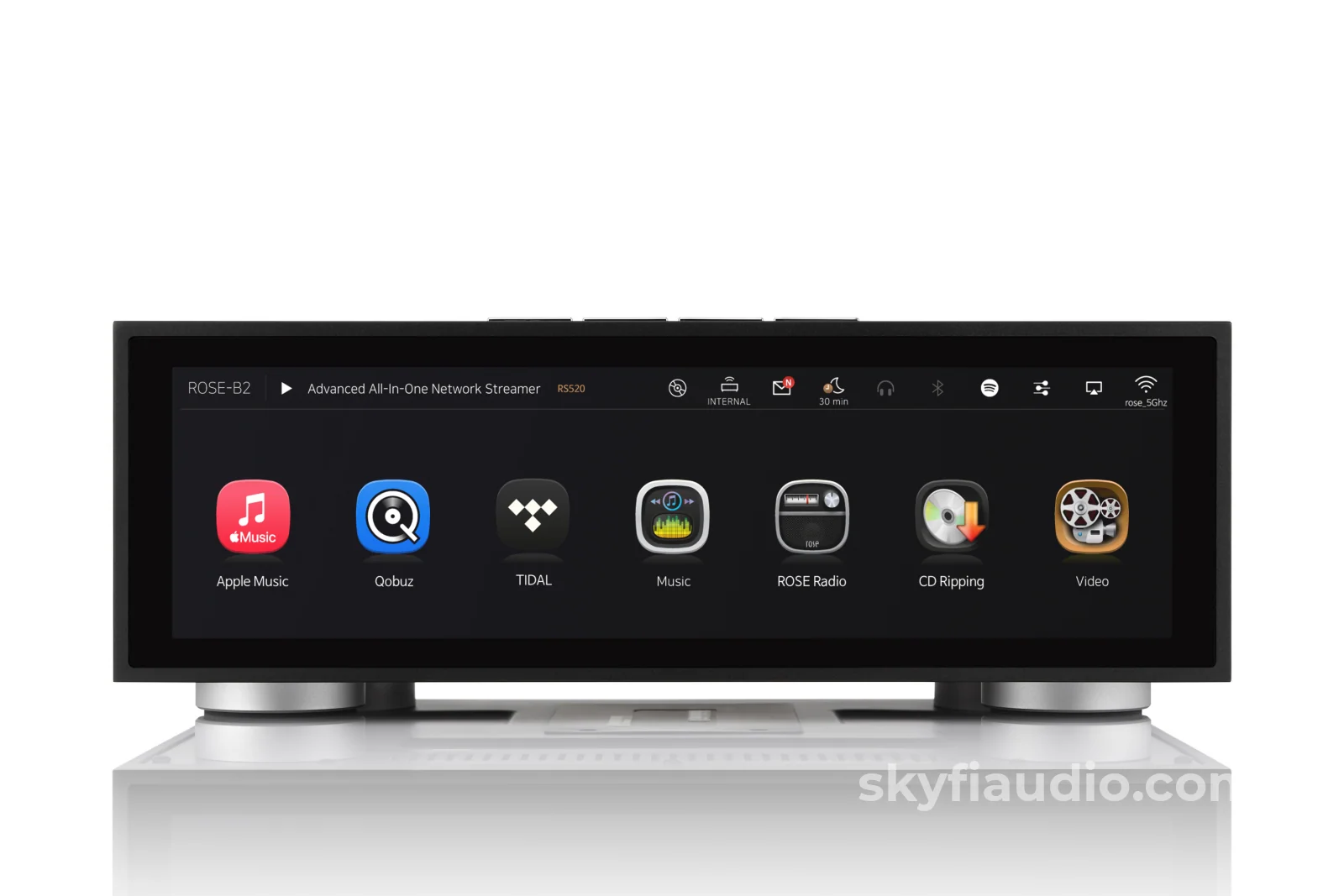HiFi Rose RS520 Wireless Network Streamer, DAC, and Integrated Amplifier - 200W x2 - Image 9