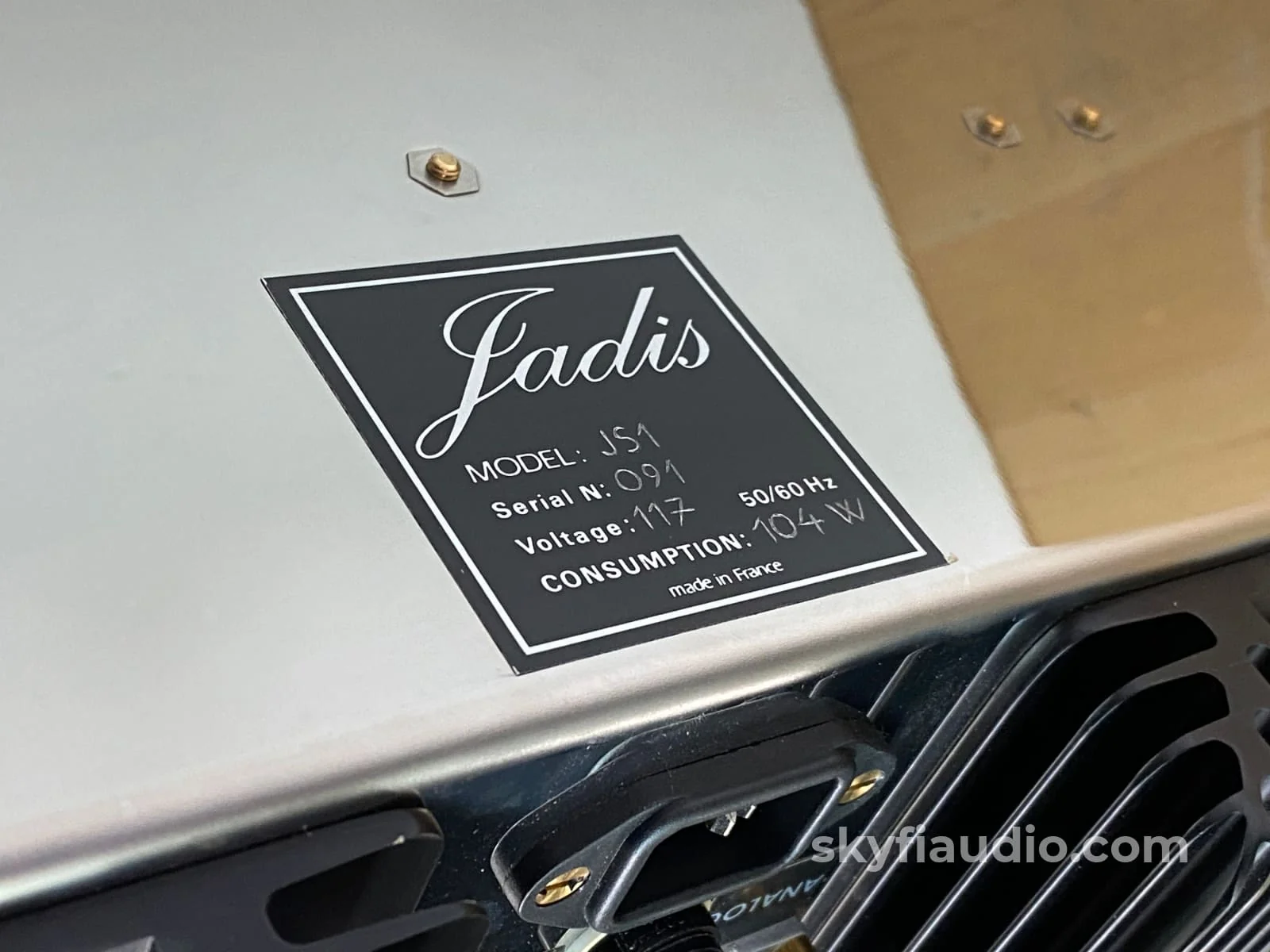 Jadis JS1 MKI Dual Chassis Tube DAC with Tube Power Supply - Made In France - Image 15