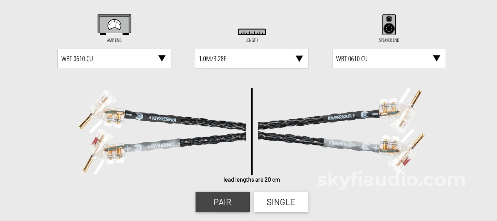Kimber Kable - Carbon 16 Speaker Cables (PAIR) - New w/Free Shipping - Image 2