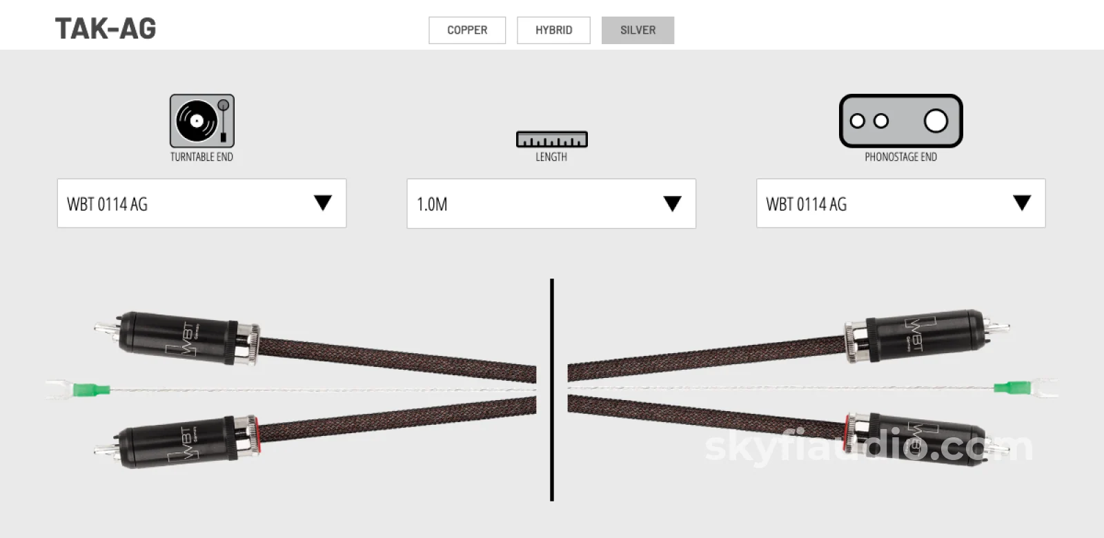 Kimber Kable TAK-AG Silver Phono Cable - Image 3