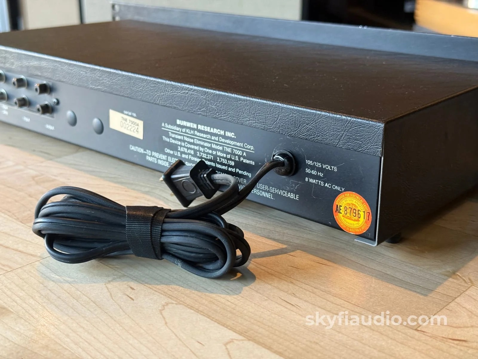 KLH Burwen Research TNE 7000A LP Record Noise Reducer (Clicks And Pops) - Image 6