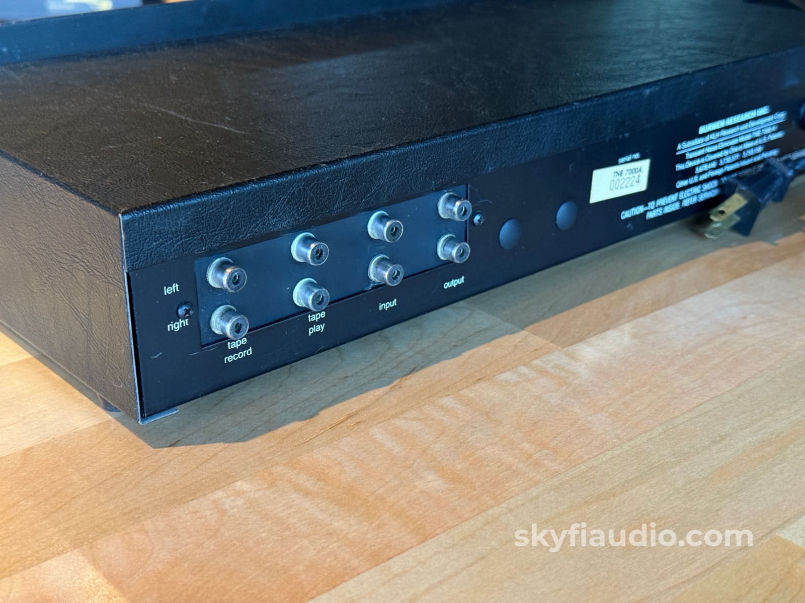 KLH Burwen Research TNE 7000A LP Record Noise Reducer (Clicks And Pops) - Image 7