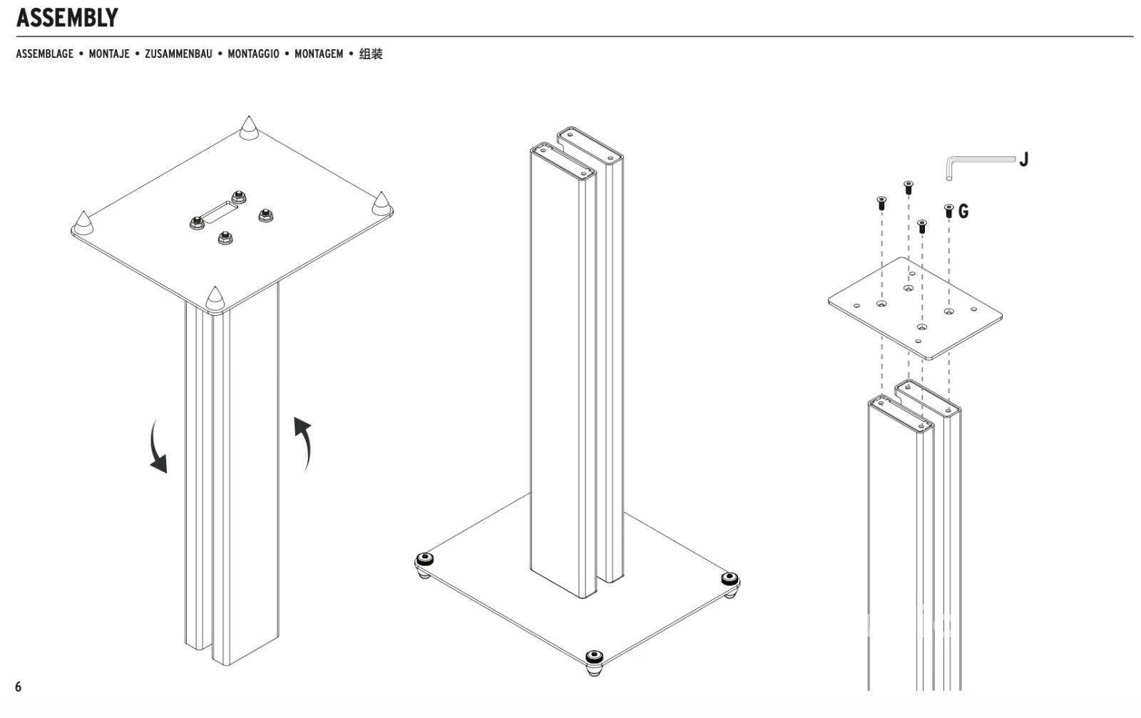 Klipsch KS-12 Hersey IV Series Speakers Stands (Pair) - New - Image 9