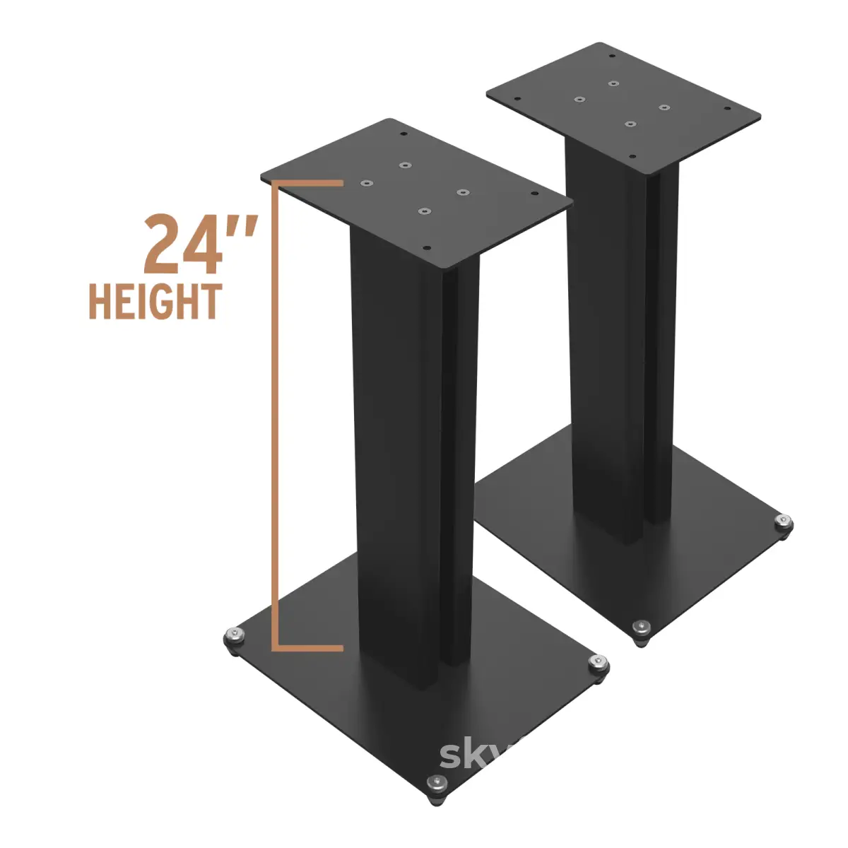 Klipsch  KS-24 Bookshelf Speaker Stands For "The Sevens and Nines I & II" - New - Image 2