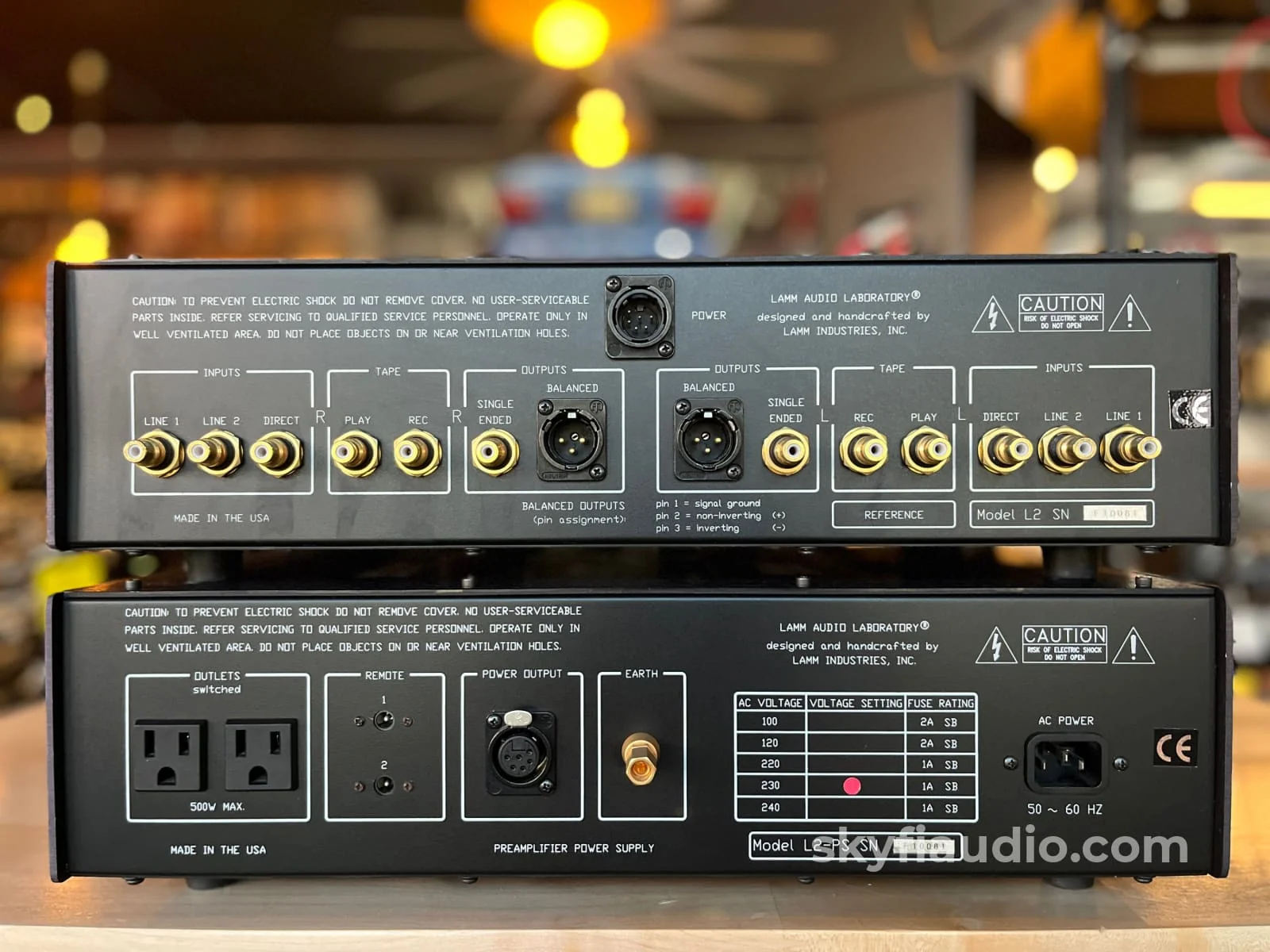 Lamm L2 Reference Preamplifier - Hybrid Tube and Solid State - Lightly Serviced - Image 11
