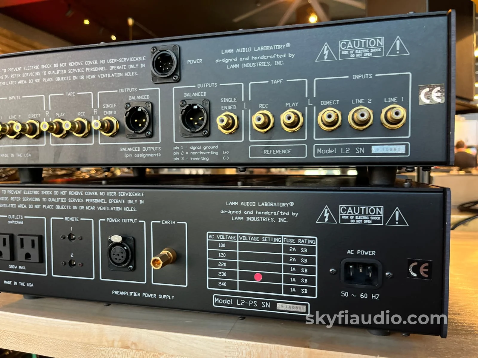 Lamm L2 Reference Preamplifier - Hybrid Tube and Solid State - Lightly Serviced - Image 12
