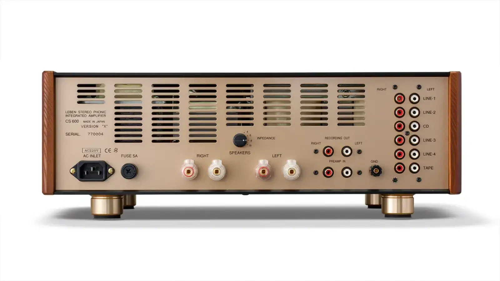 Leben Tube Pre Main Amplifier CS-600X - New - Pre Order - Image 4