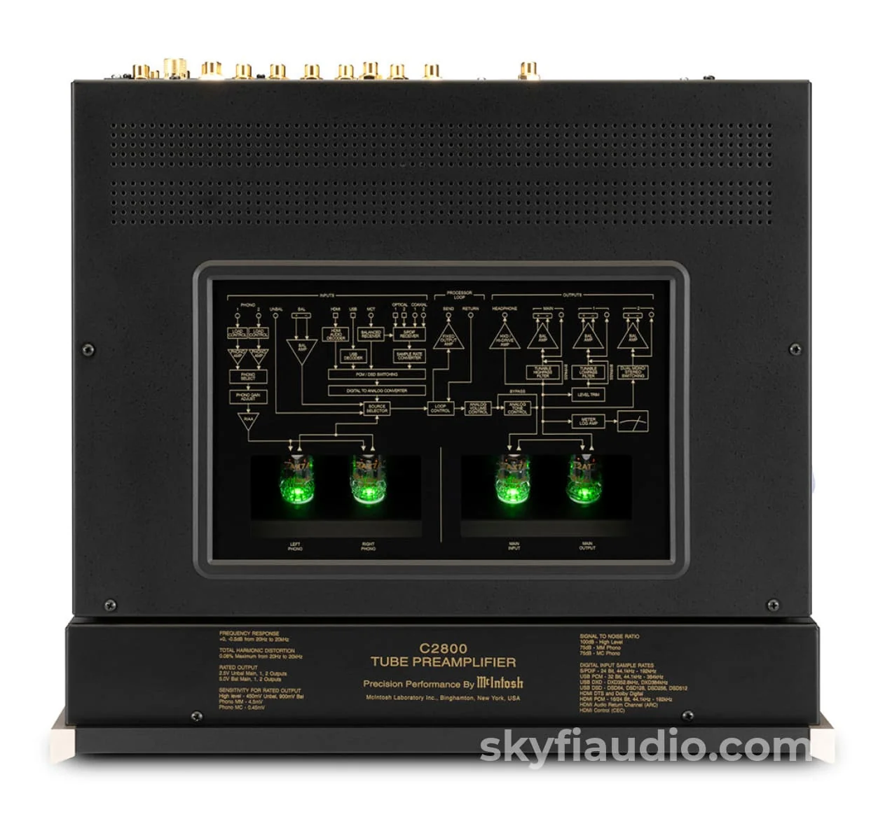 McIntosh C2800 2-Channel Vacuum Tube Preamplifier - NEW - Image 3