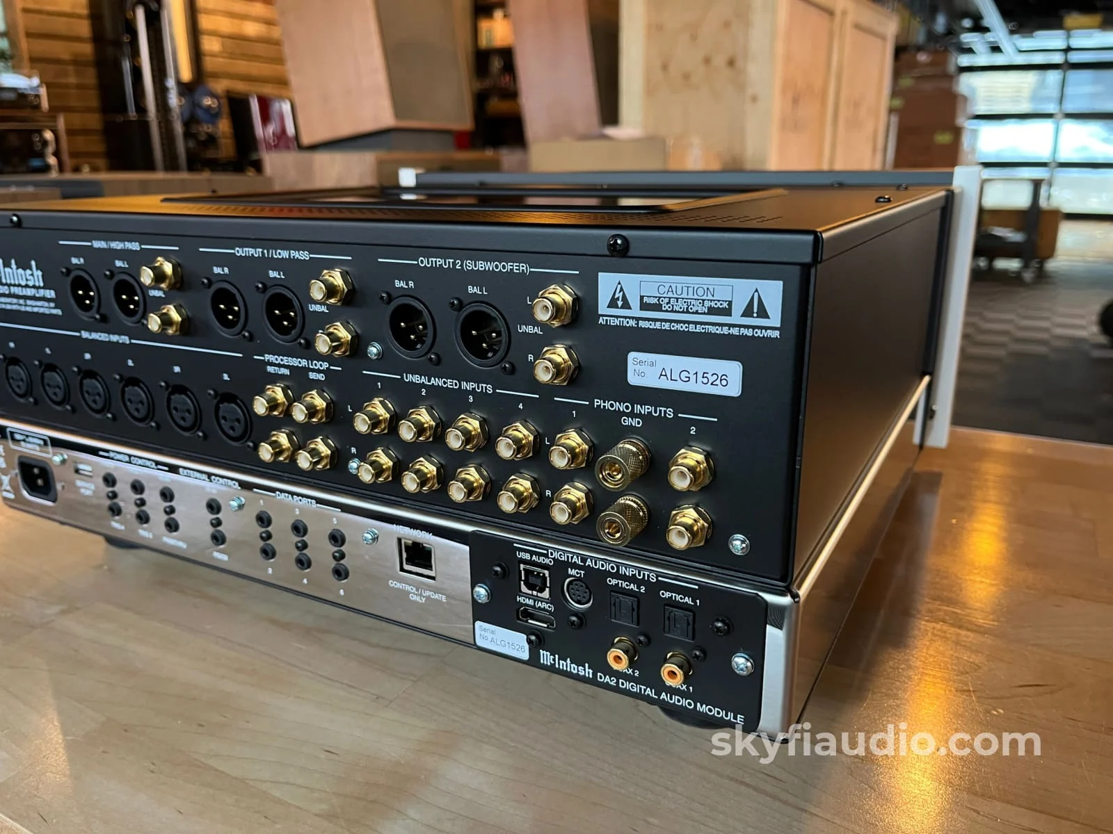 McIntosh C55 Solid State Preamplifier - Pre-loved - Image 8