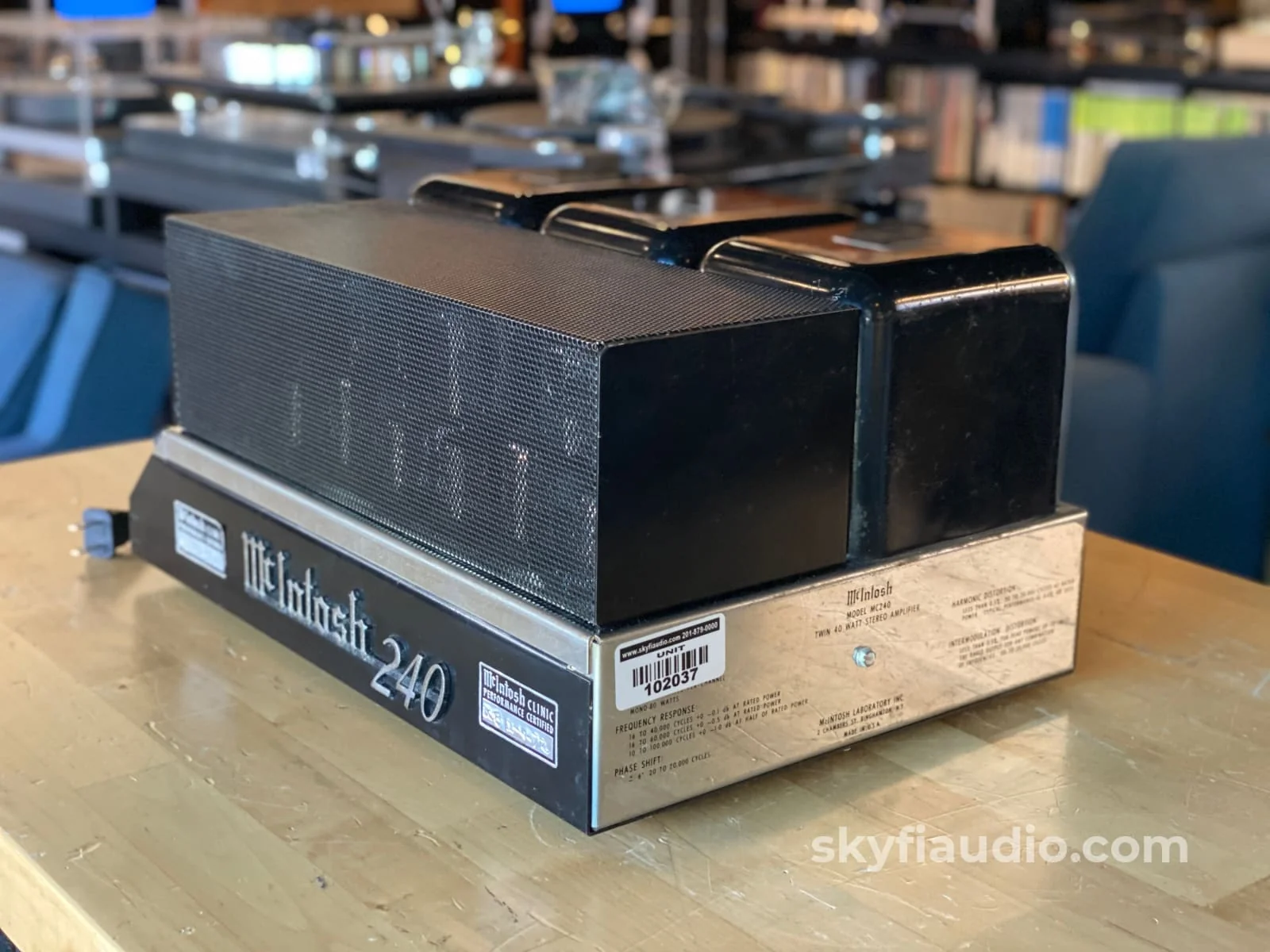 McIntosh MC240 Vintage Tube Amp - SkyFi Restored w/Premium Vintage Tubes - Image 9