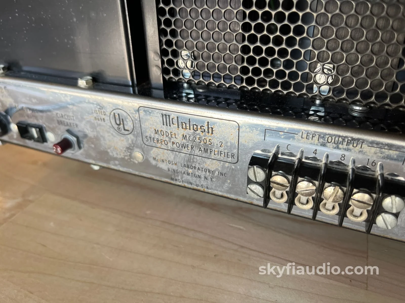 McIntosh MC2505 Vintage Solid State Amplifier - Serviced Late Serial - Image 14