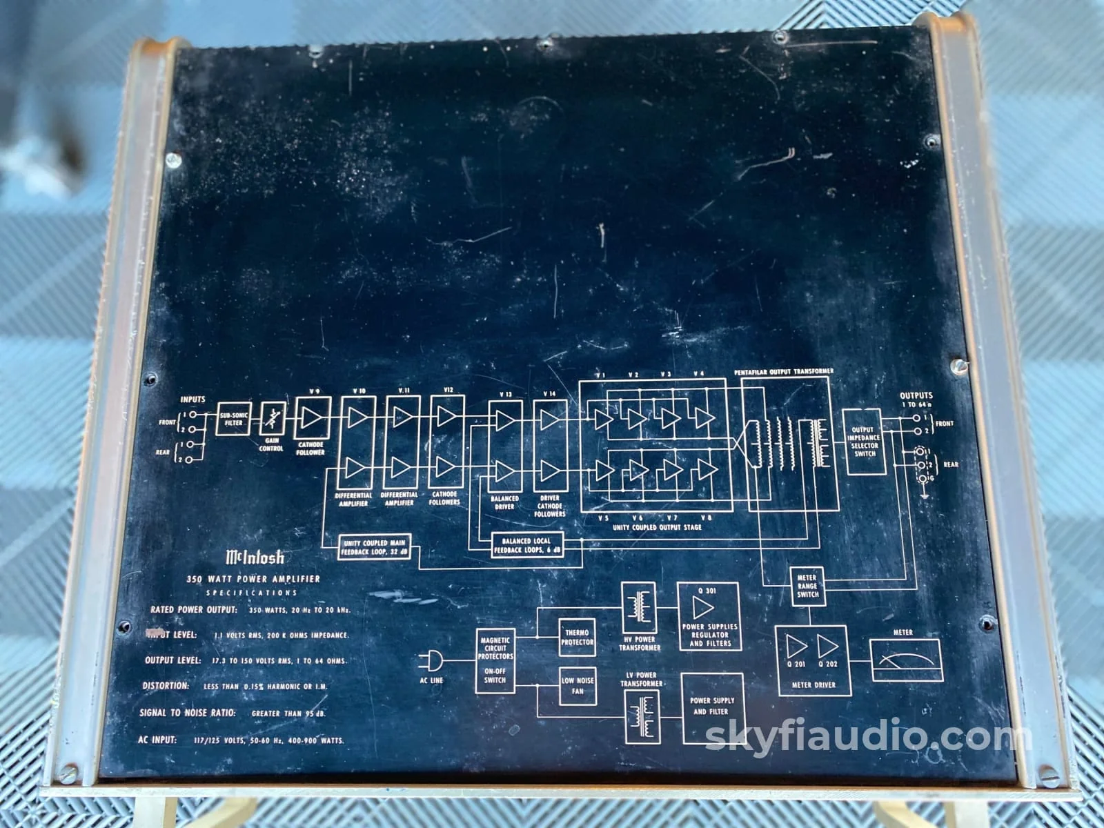McIntosh MC3500 Legendary Vintage Tube Mono Amplifiers - Unmolested - Call For Restoration Options - Image 6