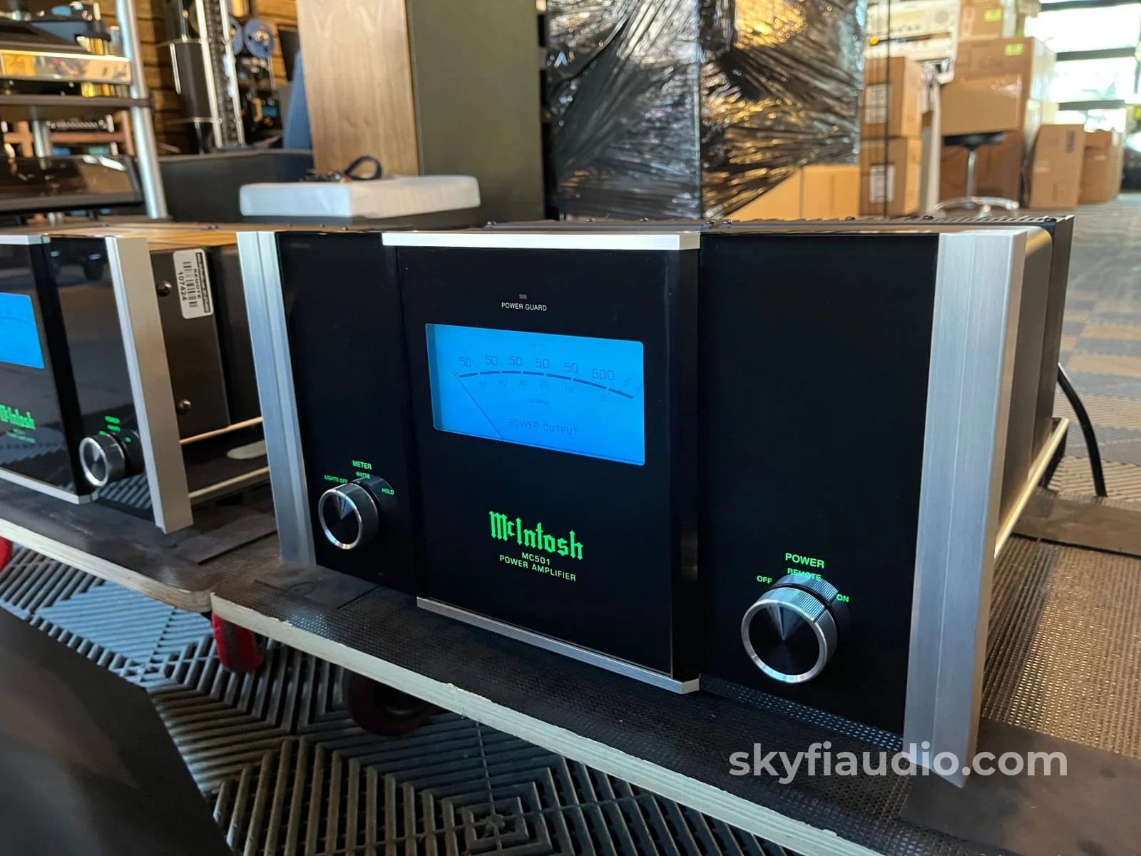 McIntosh MC501 Monoblock Amplifier Pair - Consecutive Serials, Fiber Optic - Image 6