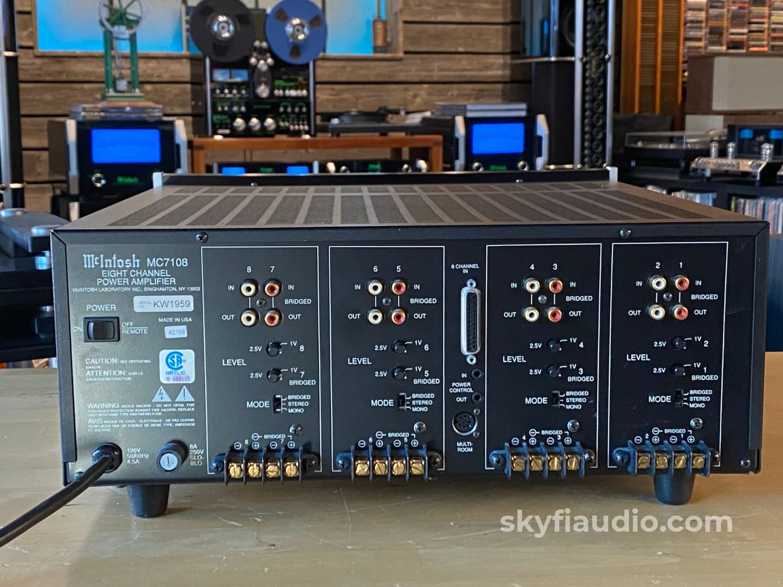 McIntosh MC7108 - 8 Channel Amplifier - Configurable! - Image 7