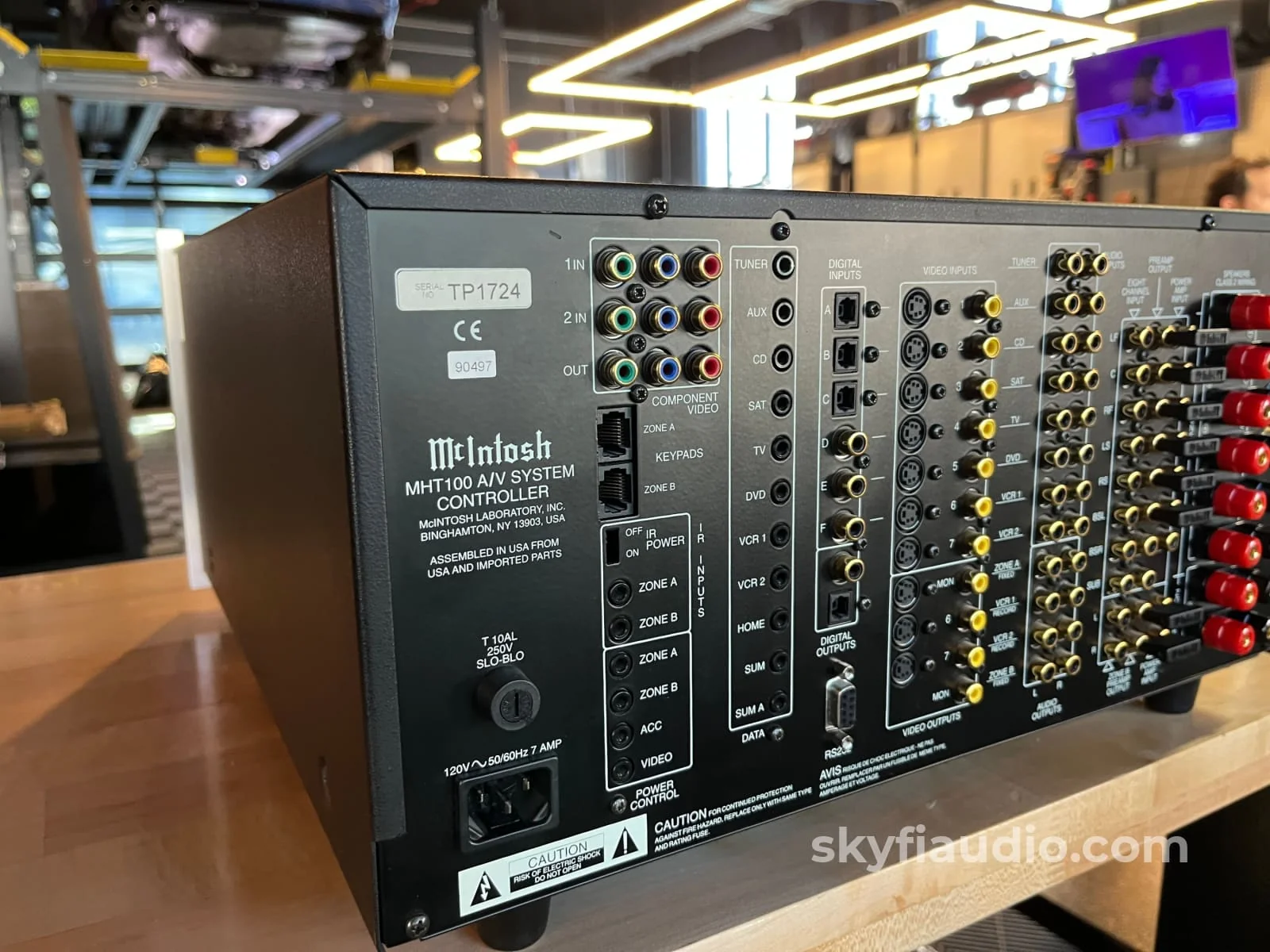 McIntosh MHT100 Home Theater Receiver - Serviced with New Glass and Power Supply - Image 6