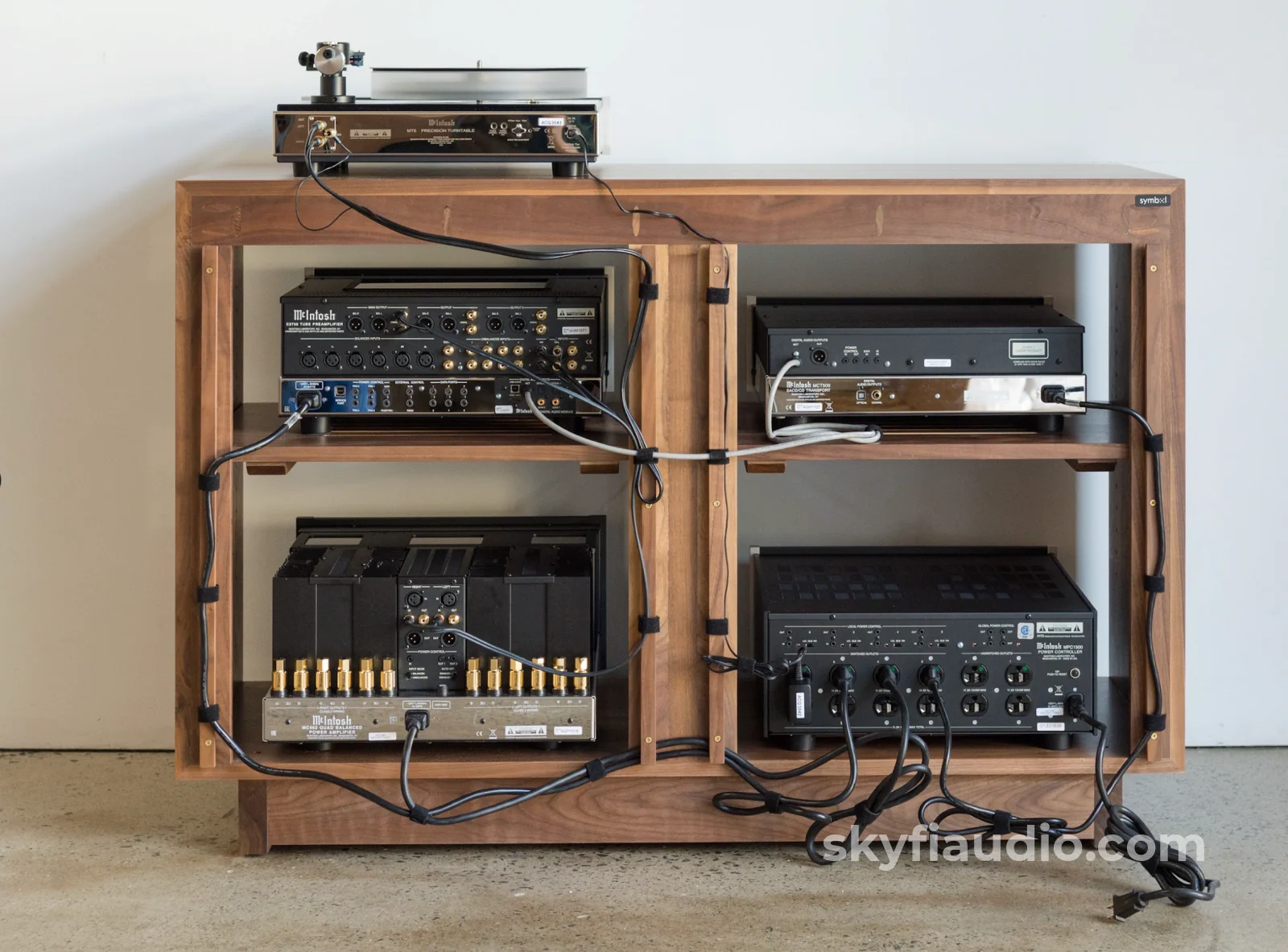 McIntosh Solid Wood Audio Rack 1x2 by Symbol Audio - Image 4