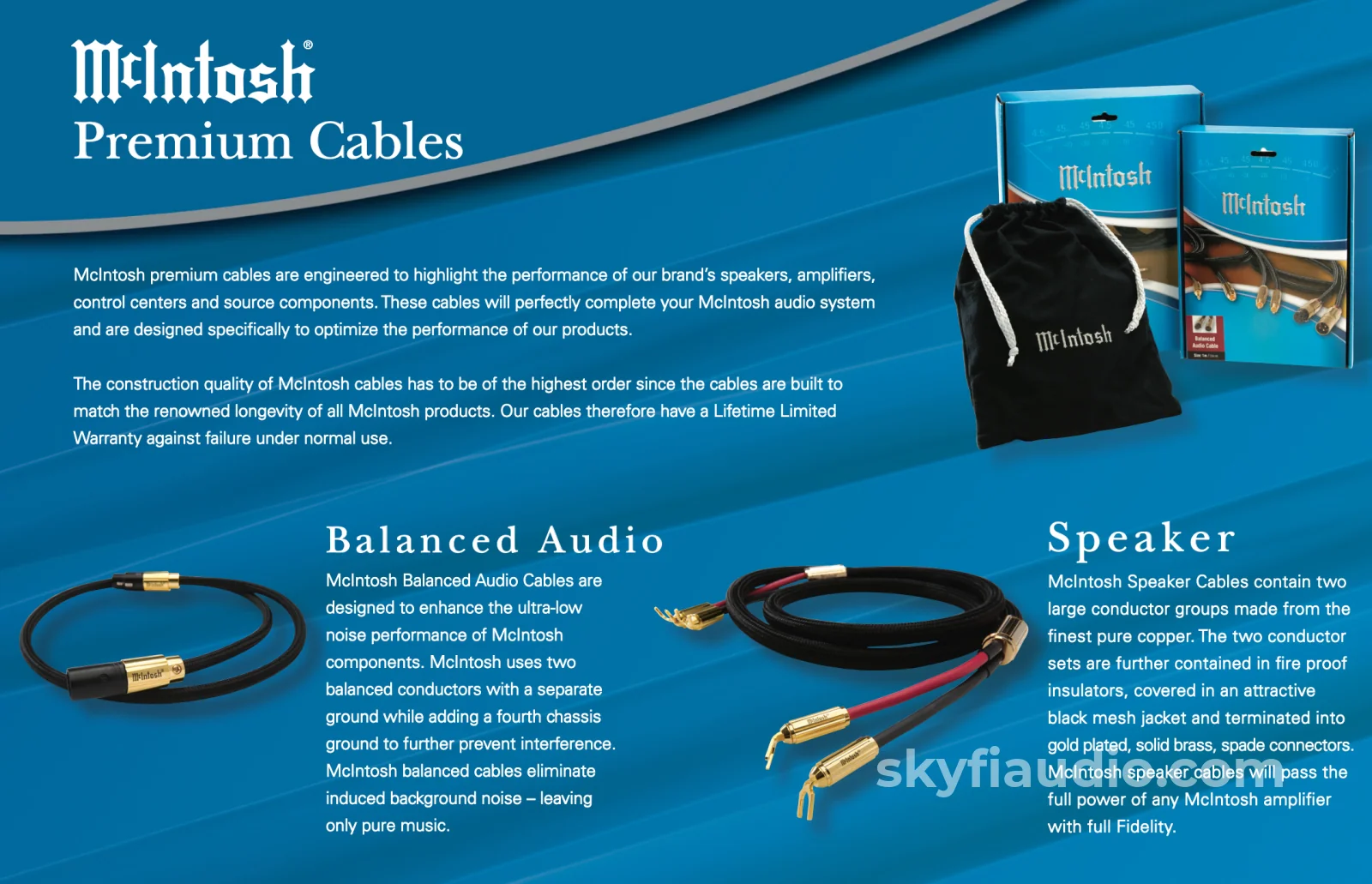 McIntosh XLR Audio Interconnects (Pair) - 2m - In Store Only - Image 9