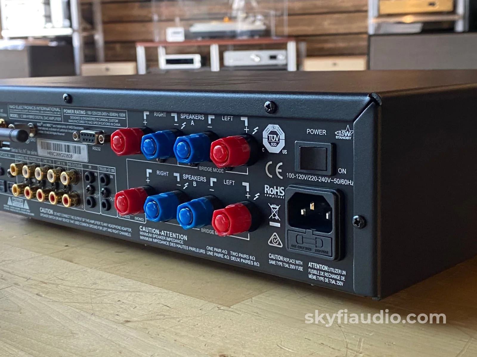 NAD C368 Hybrid Digital DAC Amplifier - New Open Box - Image 5