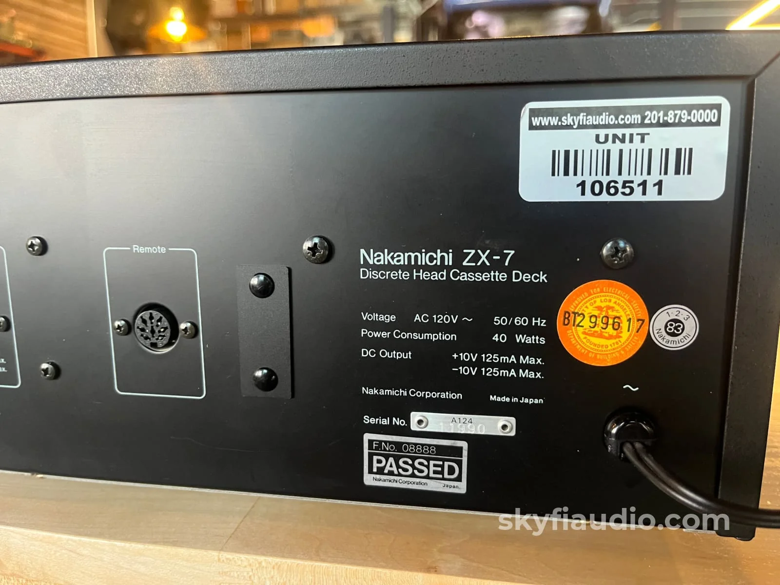 Nakamichi ZX-7 Cassette Deck - Overhauled in 2022 - Image 9