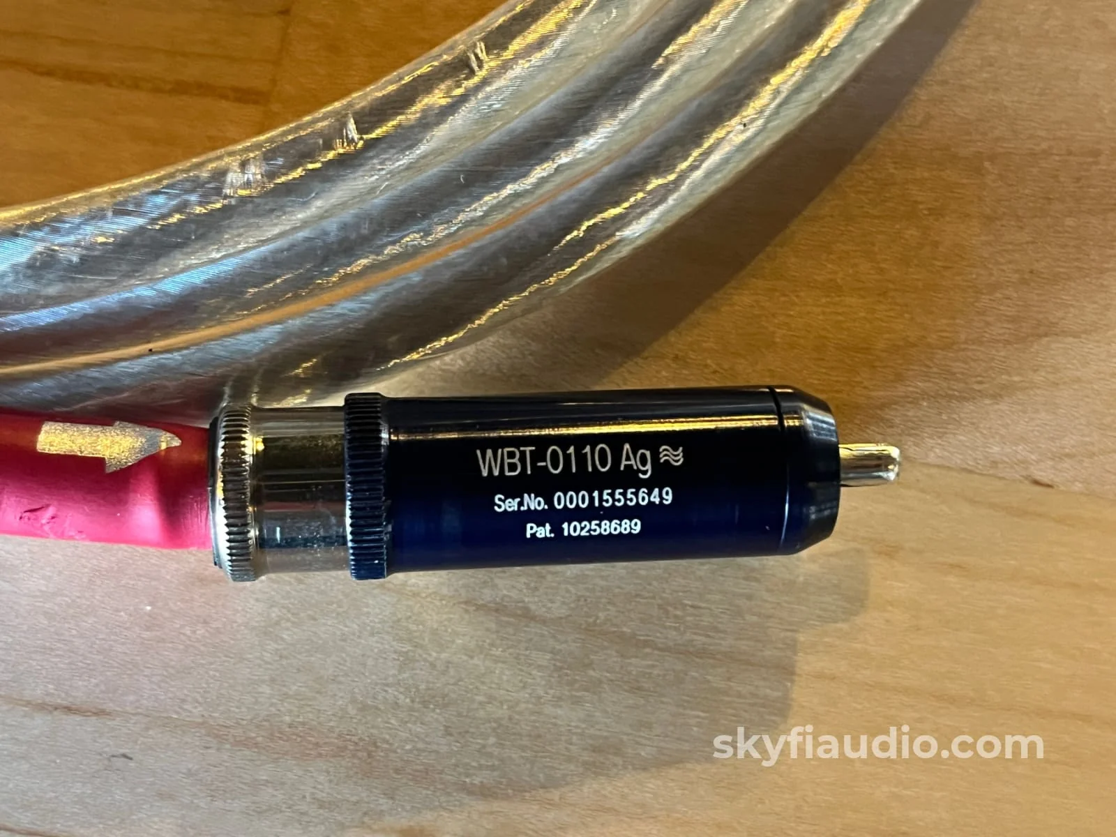 Nordost Valhalla RCA Interconnects (Pair) - Silver (Ag) Locking WBT Connectors - 2.2m - Image 6