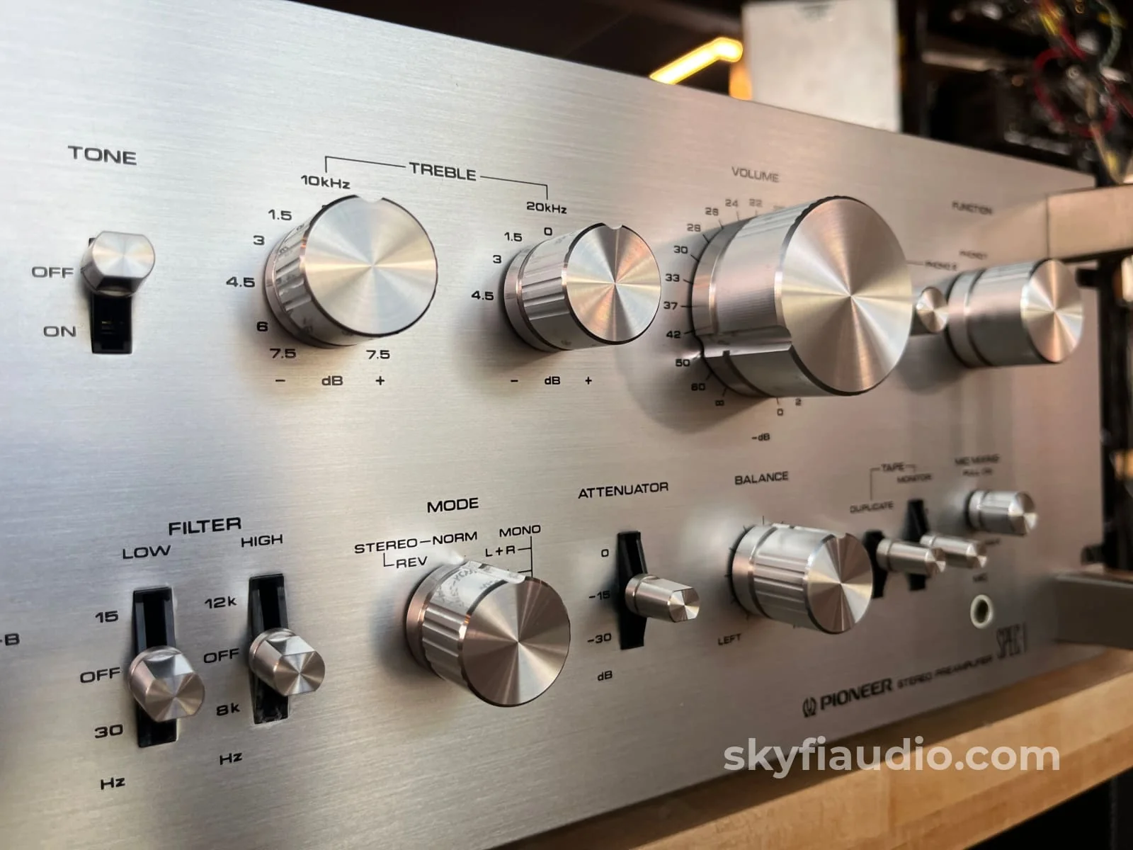 Pioneer SPEC-1 Vintage Preamp with Two Phono Inputs - Serviced in 2023 - Image 6