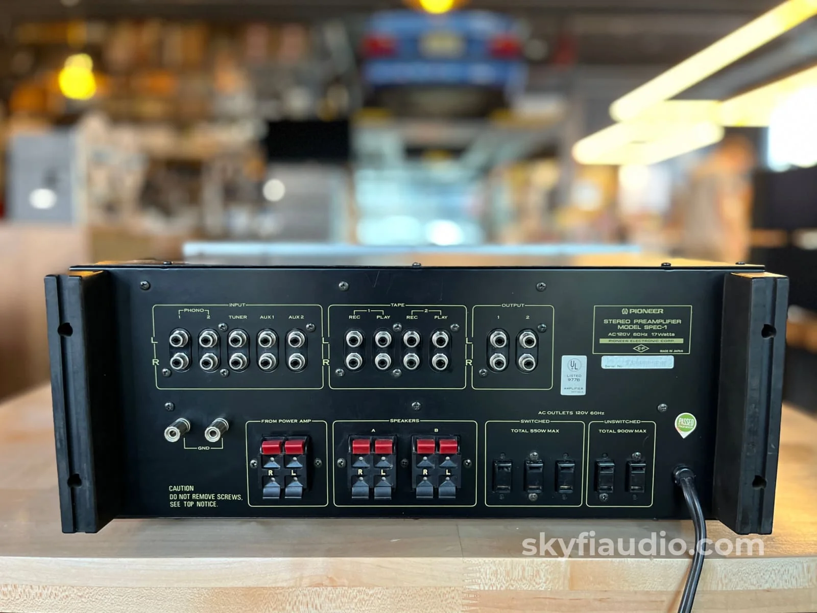 Pioneer SPEC-1 Vintage Preamp with Two Phono Inputs - Serviced in 2023 - Image 8