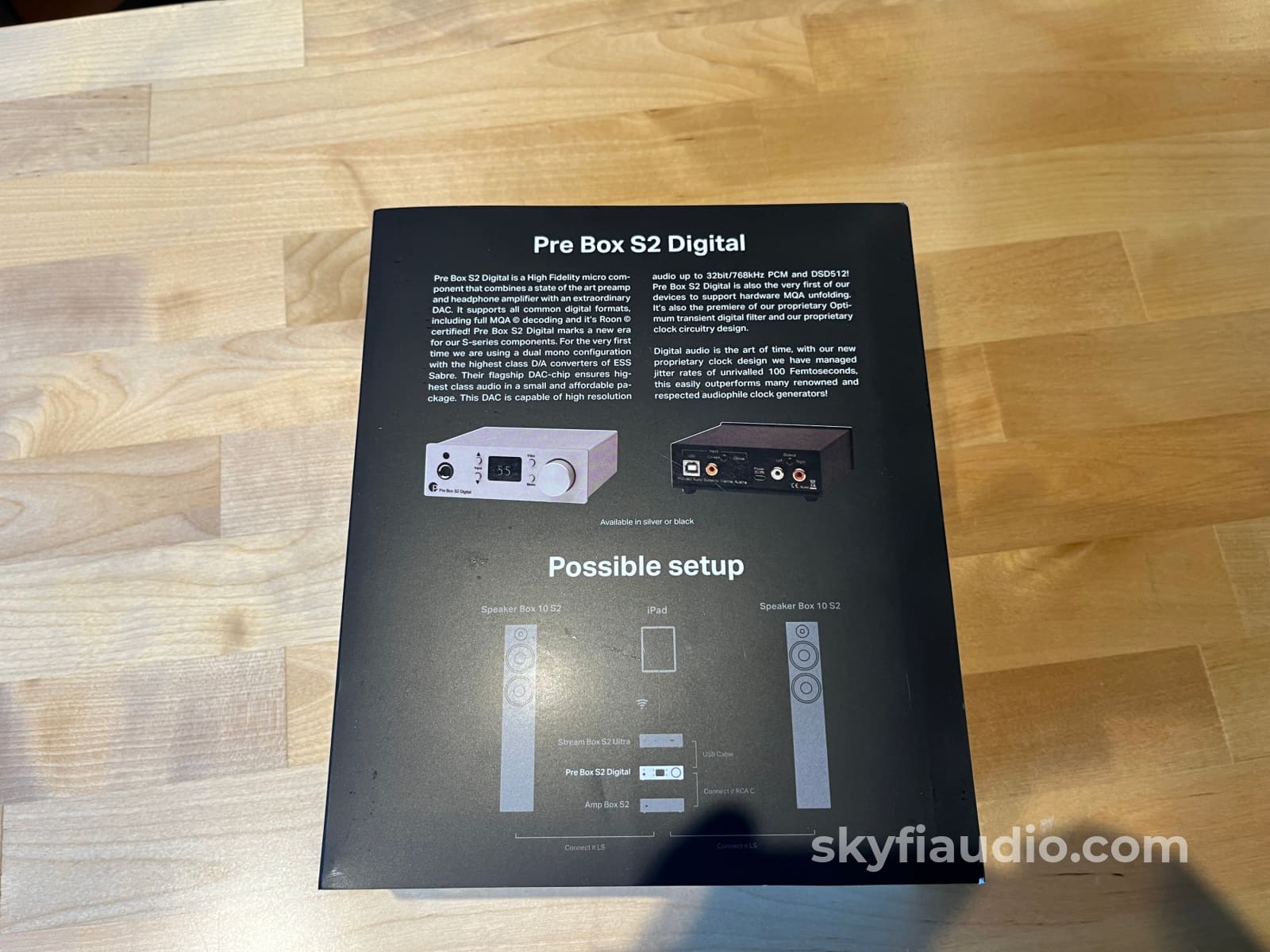 Pro-Ject Pre Box S2 Digital - Digital Micro Preamplifier/DAC with MQA and DSD512 - New - Image 7