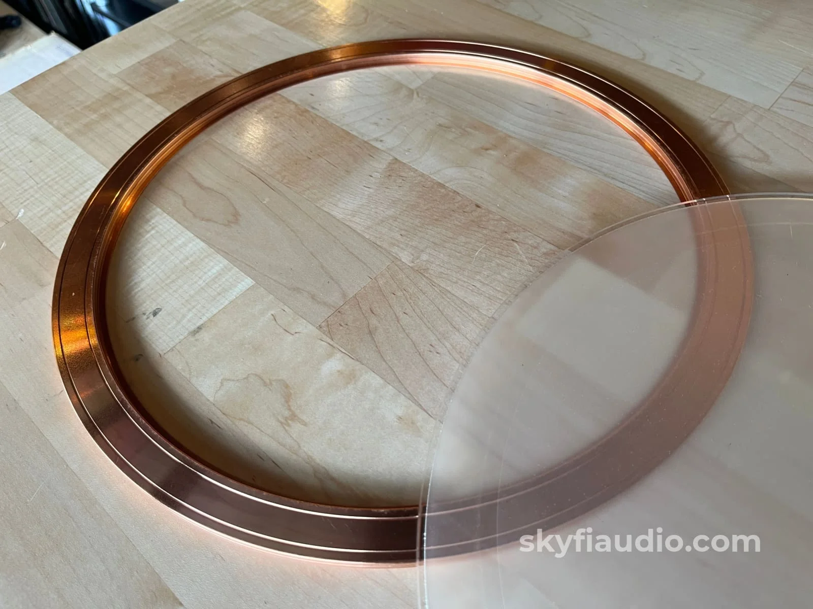 Record Periphery Ring with Acrylic Plate - Beautiful Bronze Finish
