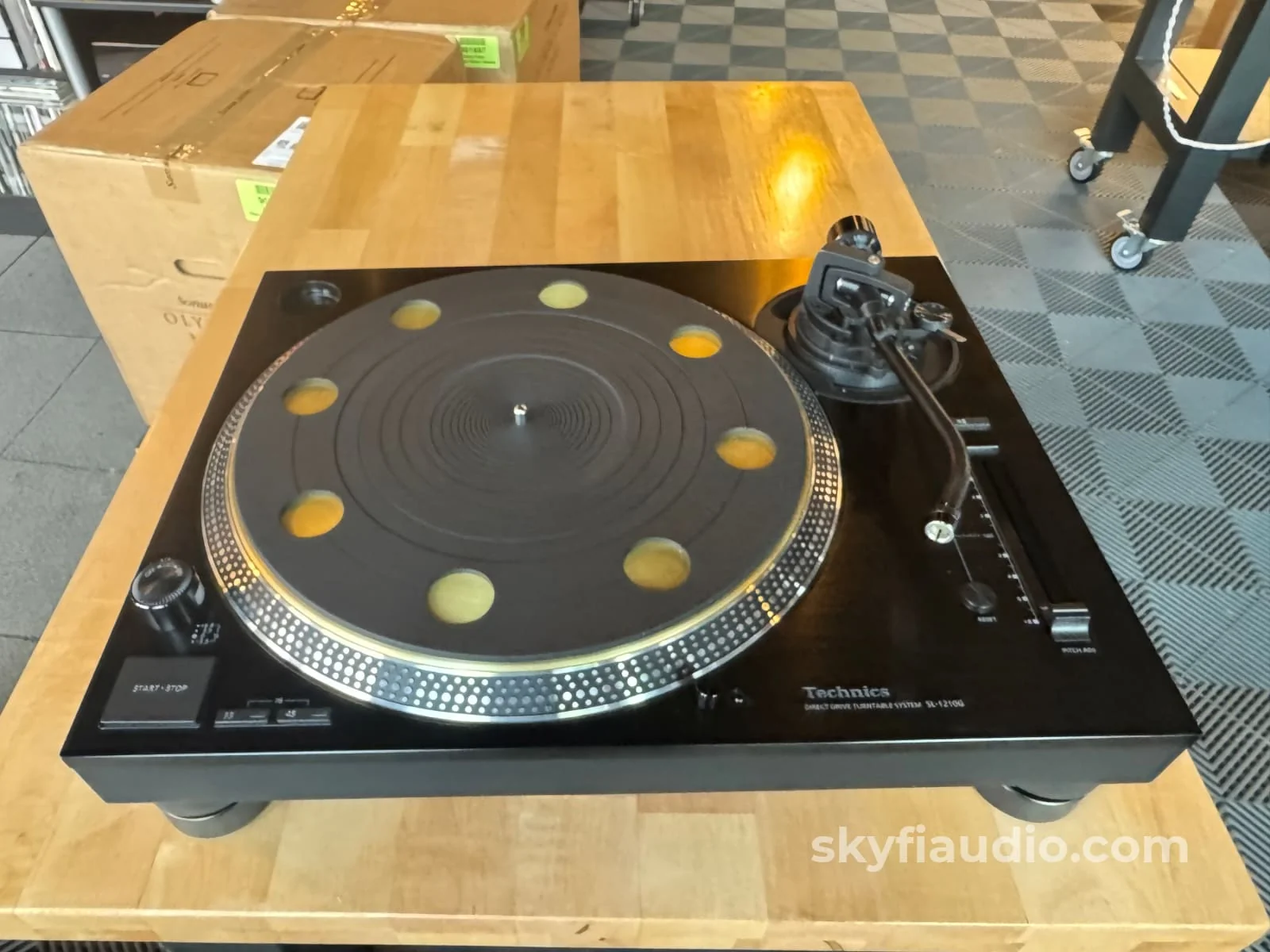 SkyFi Custom Transparent Record Mat for Technics & Compatible Turntables - New - Image 4