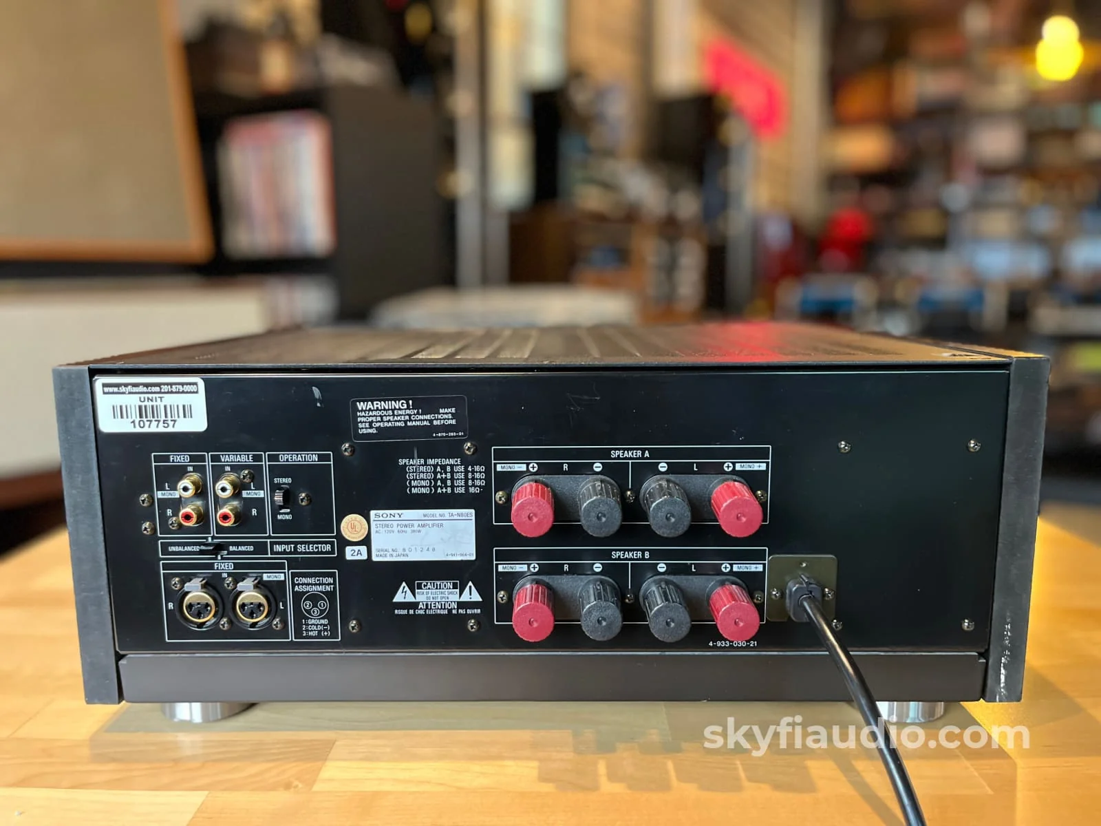 Sony TA-N80ES Mk1  Vintage ES Series Solid State Amplifier - 200W - Image 10