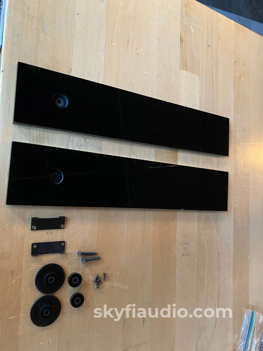 Tandberg Side Panels In Black Acrylic for 3000 Series Components - 3001, 3002, 3016, etc., RARE - Image 3