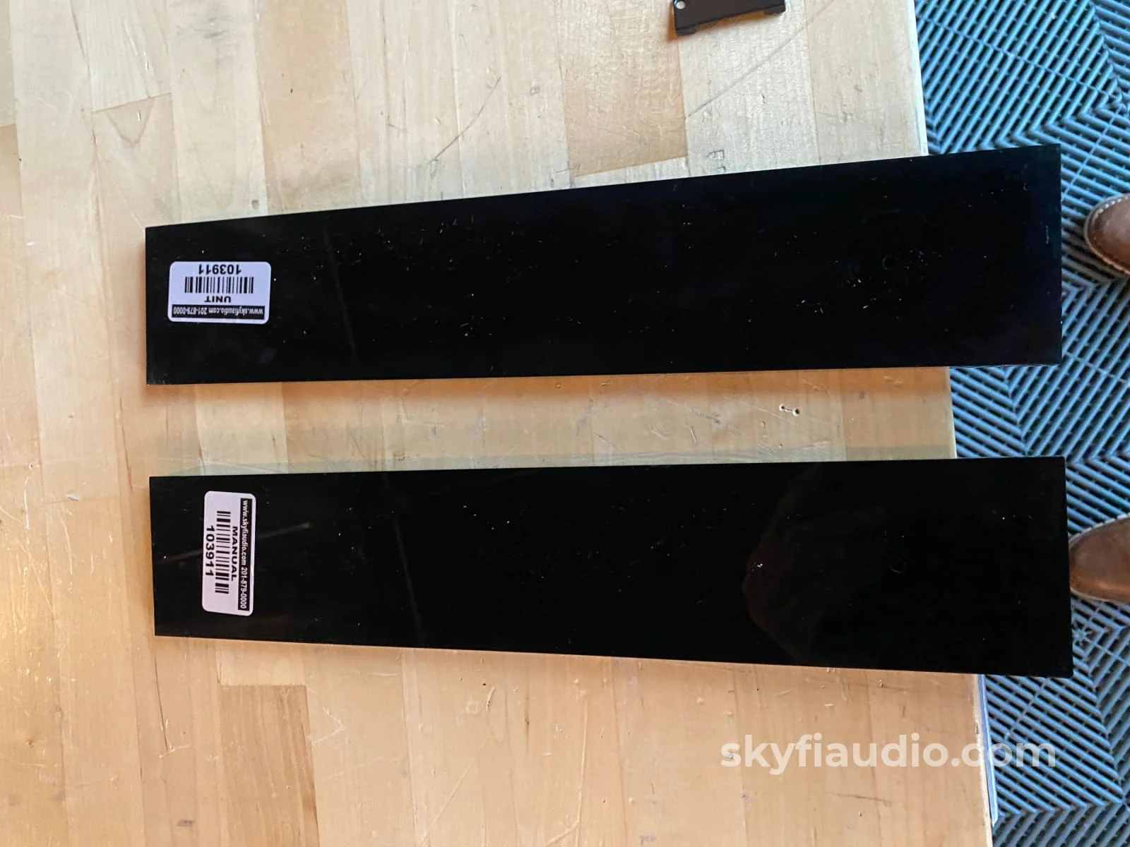 Tandberg Side Panels In Black Acrylic for 3000 Series Components - 3001, 3002, 3016, etc., RARE - Image 5