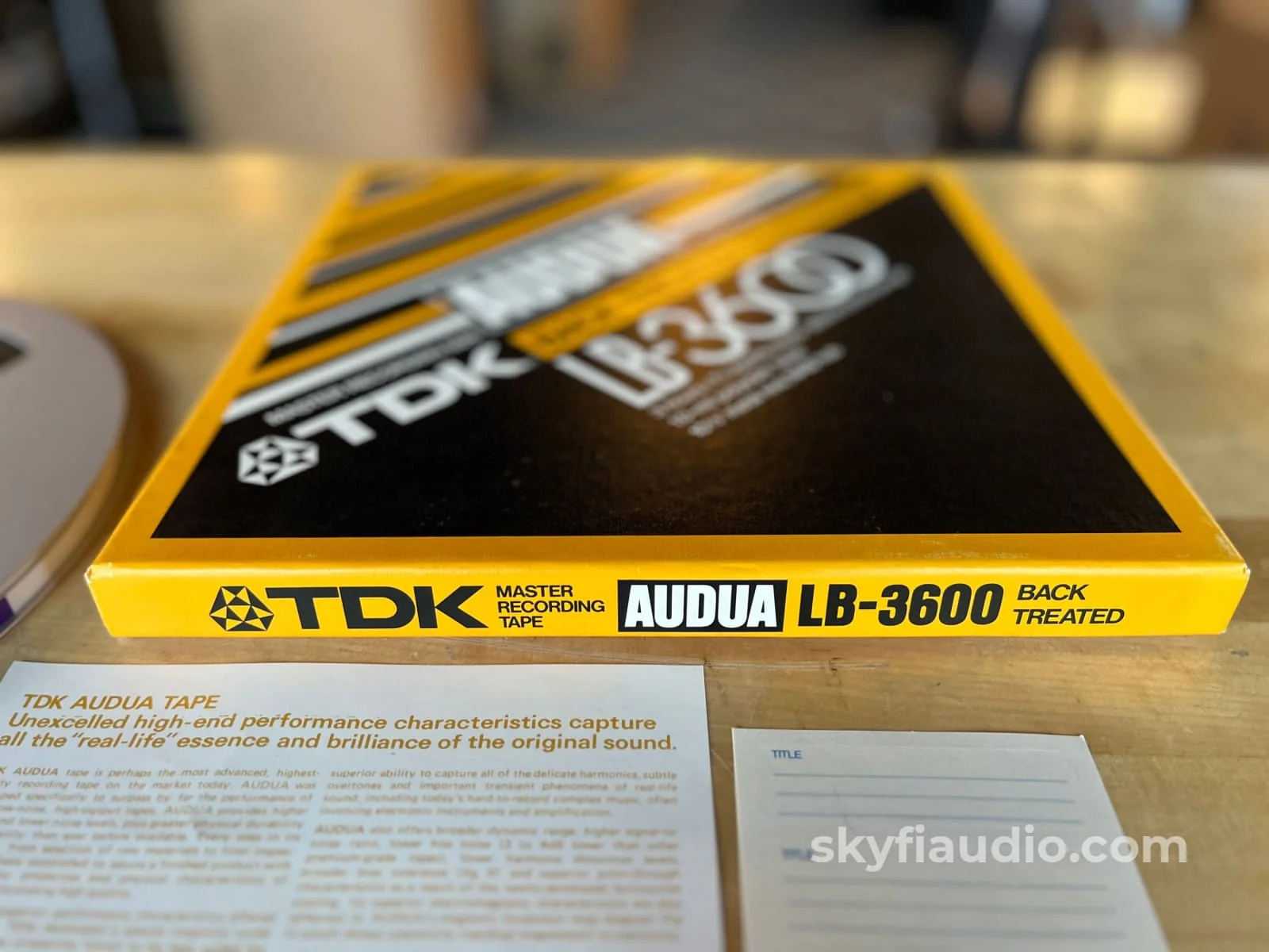 TDK LB-3600 Blank Tape Reel - NOS (New Old Stock) - Image 5