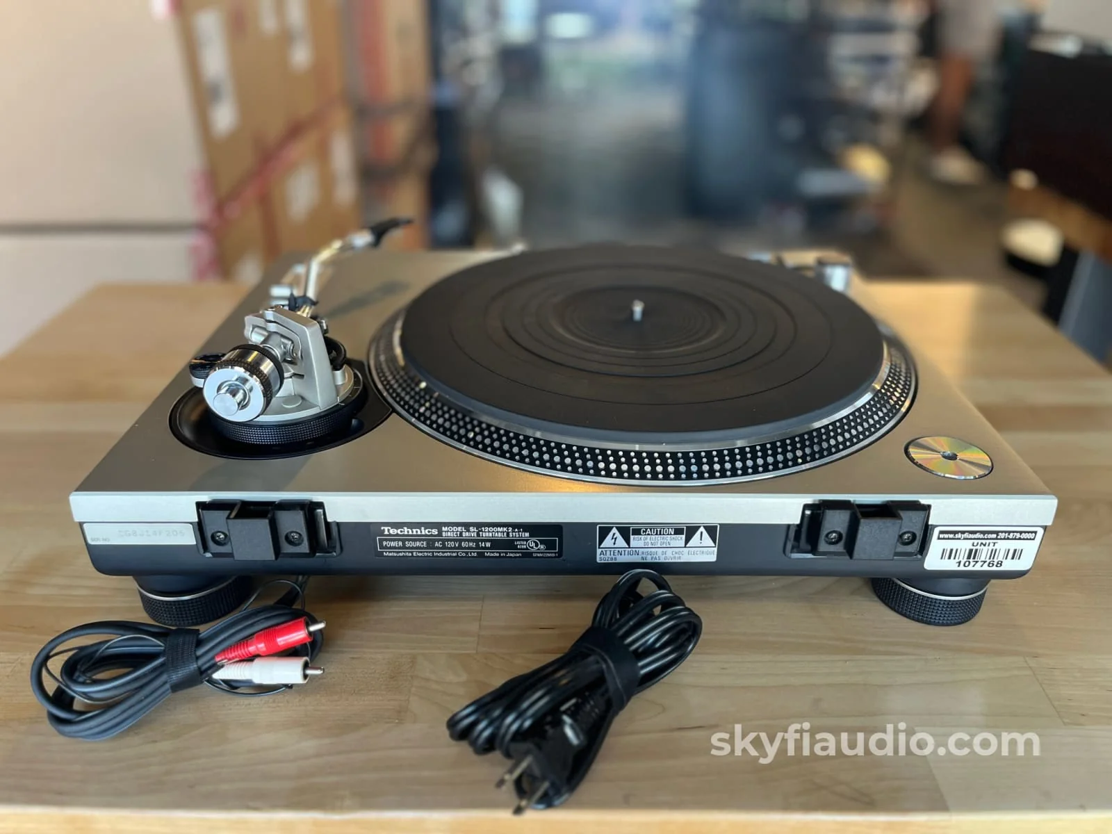 Technics SL-1200MK2 Turntable w/ Flight Case and Ortofon X40 Cartridge - New - Image 14