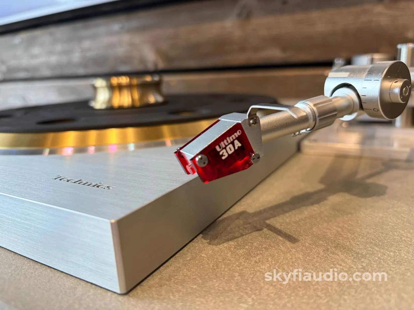 Technics SP-10R Custom Turntable with Concrete Plinth and Rare Dynavector DV505 Tonearm - Image 24