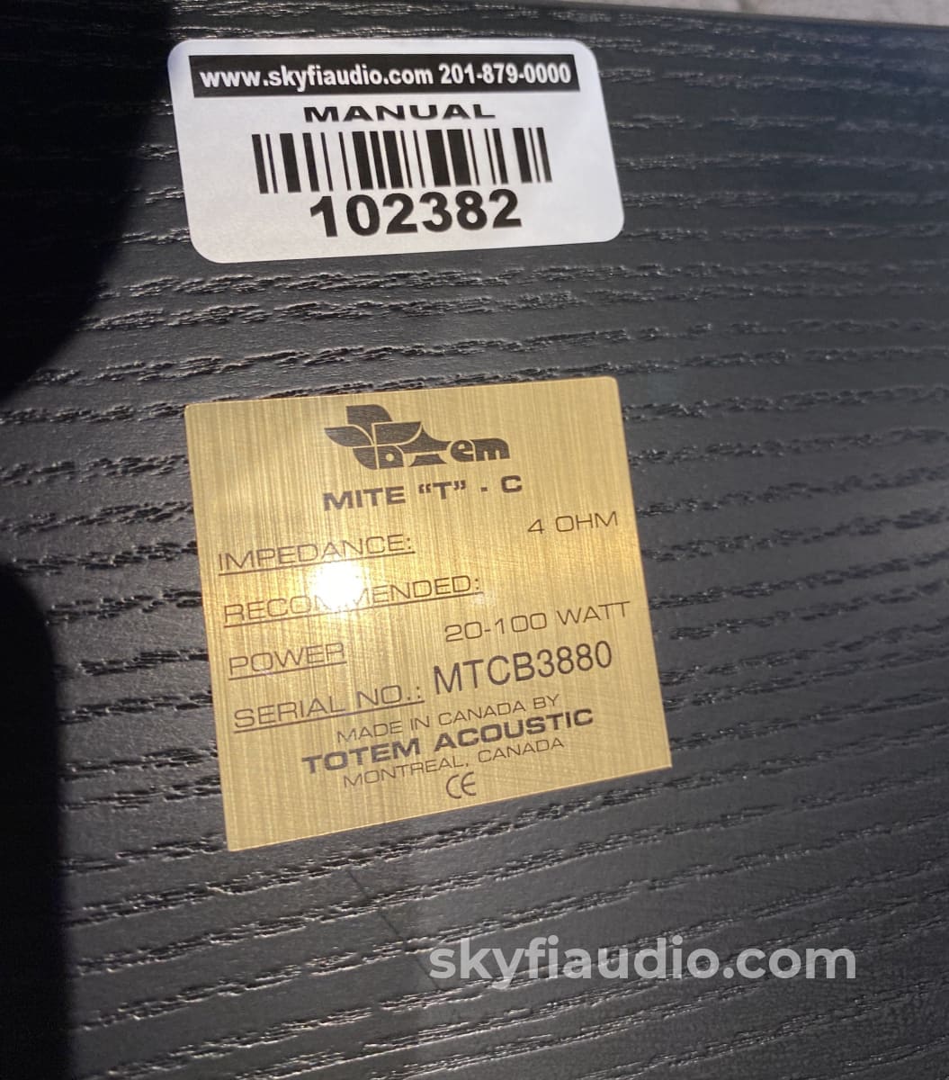 Totem Sttaf Floorstanding Speakers with Mite-T Center - Image 9