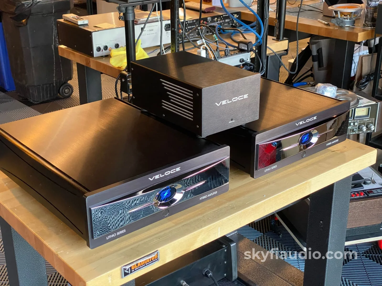Veloce Audio - Lithio Series Saetta Hybrid Tube Monoblock Amplifiers - Rare - Image 6